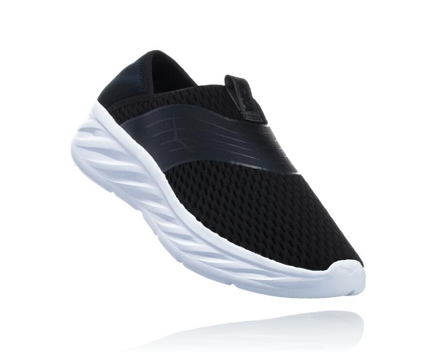 Sandale Hoka One One Ora Recovery Femme - Noir/Blanche - KPX-086591